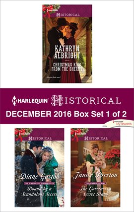 Cover image for Harlequin Historical December 2016 - Box Set 1 of 2