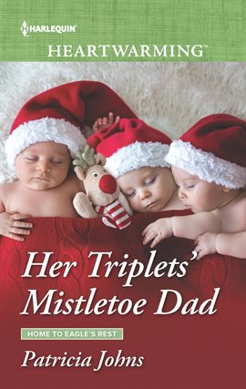 Cover image for Her Triplets' Mistletoe Dad