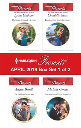 Cover image for Harlequin Presents - April 2019 - Box Set 1 of 2