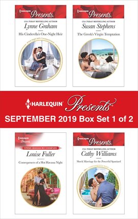 Cover image for Harlequin Presents - September 2019 - Box Set 1 of 2