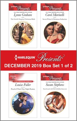Cover image for Harlequin Presents - December 2019 - Box Set 1 of 2