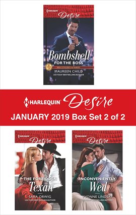 Cover image for Harlequin Desire January 2019 - Box Set 2 of 2
