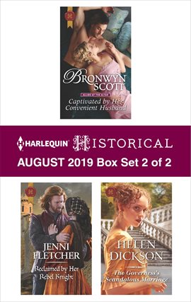 Cover image for Harlequin Historical August 2019 - Box Set 2 of 2