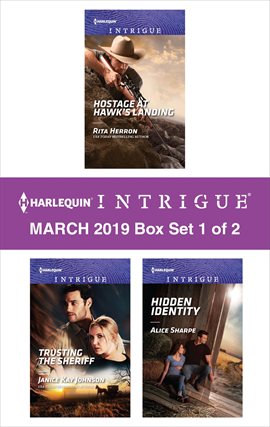 Cover image for Harlequin Intrigue March 2019 - Box Set 1 of 2