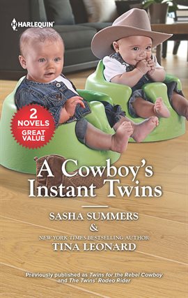 Cover image for A Cowboy's Instant Twins
