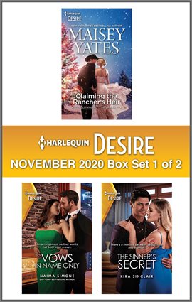 Cover image for Harlequin Desire November 2020 - Box Set 1 of 2