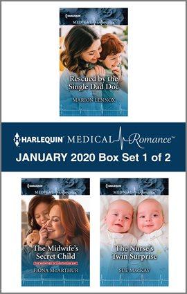 Cover image for Harlequin Medical Romance January 2020 - Box Set 1 of 2