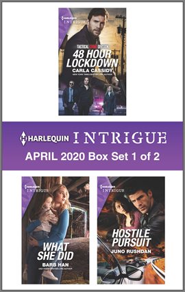 Cover image for Harlequin Intrigue April 2020 - Box Set 1 of 2