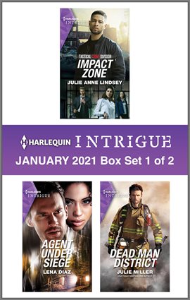 Cover image for Harlequin Intrigue January 2021 - Box Set 1 of 2