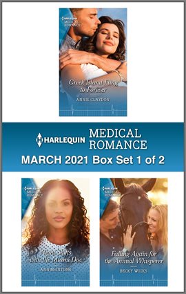 Cover image for Harlequin Medical Romance March 2021 - Box Set 1 of 2