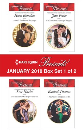 Cover image for Harlequin Presents January 2018 - Box Set 1 of 2