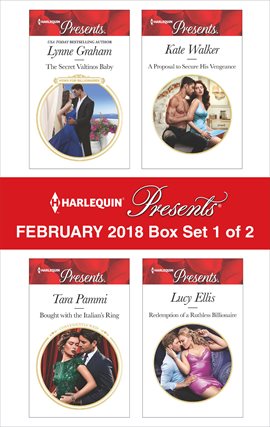 Cover image for Harlequin Presents February 2018 - Box Set 1 of 2