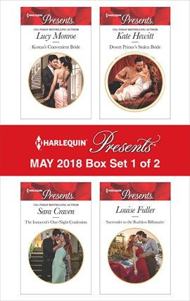 Cover image for Harlequin Presents May 2018 - Box Set 1 of 2