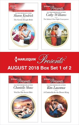Cover image for Harlequin Presents August 2018 - Box Set 1 of 2