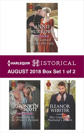 Cover image for Harlequin Historical August 2018 - Box Set 1 of 2