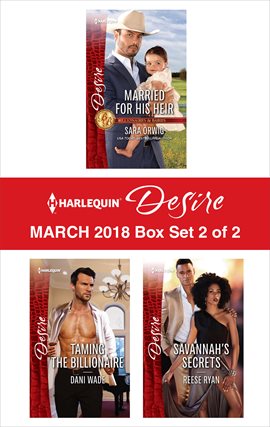 Cover image for Harlequin Desire March 2018 - Box Set 2 of 2