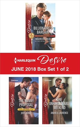 Cover image for Harlequin Desire June 2018 - Box Set 1 of 2