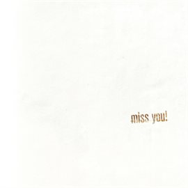 Cover image for Miss You!