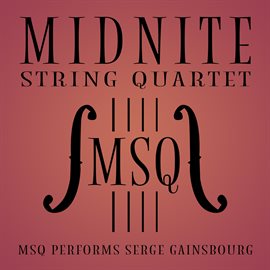 Cover image for MSQ Performs Serge Gainsbourg