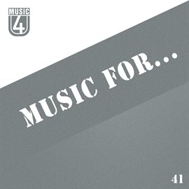 Cover image for Music for..., Vol. 41