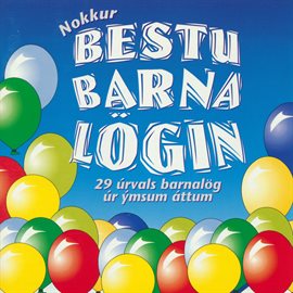 Cover image for Nokkur bestu barnalögin