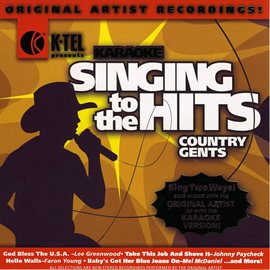 Imagen de portada para Karaoke: Country Gents - Singing to the Hits