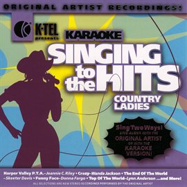 Cover image for Karaoke: Country Ladies - Singing To The Hits