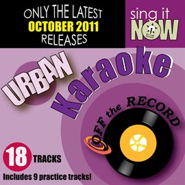 Cover image for October 2011 Urban Hits Karaoke (R&B, Hip Hop)