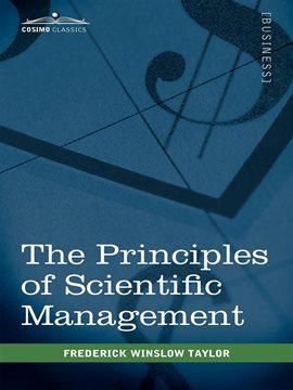 Cover image for The Principles of Scientific Management