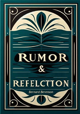 Cover image for Rumor and Reflection