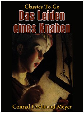 Cover image for Das Leiden eines Knaben