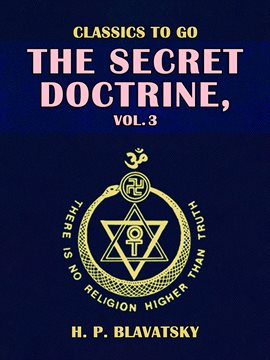 Cover image for The Secret Doctrine, Volume 3
