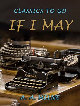 Cover image for If I May