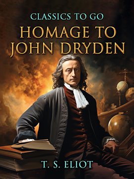 Cover image for Homage to John Dryden