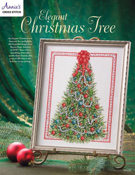 Cover image for Elegant Christmas Tree Cross Stitch