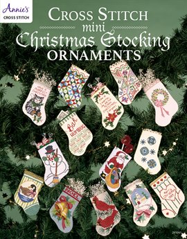 Cover image for Cross Stitch Mini Christmas Stocking Ornaments