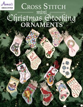 Cross Stitch Mini Christmas Stocking Ornaments
