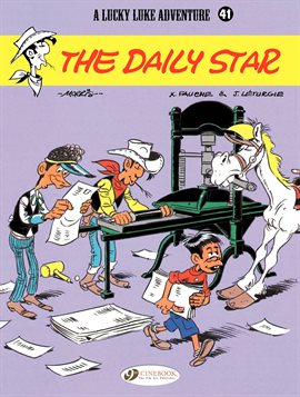 Cover image for Lucky Luke Vol. 41: The Daily Star