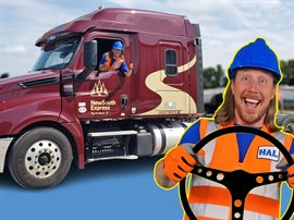 Imagen de portada para Semi Trucks for Kids | Learn About Semi Trucks for Toddlers