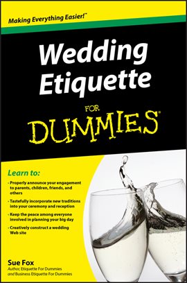 Imagen de portada para Wedding Etiquette for Dummies