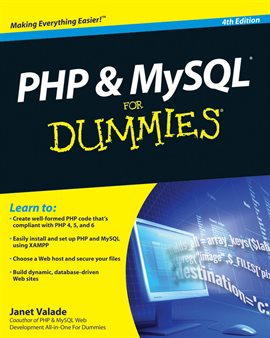Cover image for PHP and MySQL for Dummies