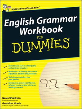 Cover image for English Grammar Workbook for Dummies