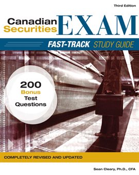Cover image for Canadian Securities Exam Fast-Track Study Guide