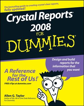 Imagen de portada para Crystal Reports 2008 for Dummies