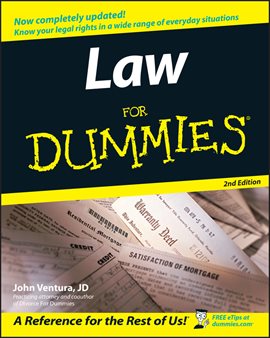Imagen de portada para Law For Dummies