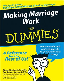 Imagen de portada para Making Marriage Work For Dummies