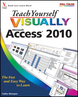 Imagen de portada para Teach Yourself VISUALLY Access 2010