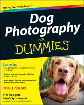 Imagen de portada para Dog Photography for Dummies
