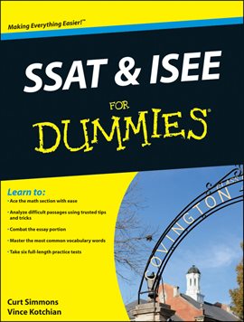 Cover image for SSAT and ISEE for Dummies