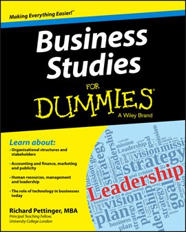 Cover image for Business Studies for Dummies